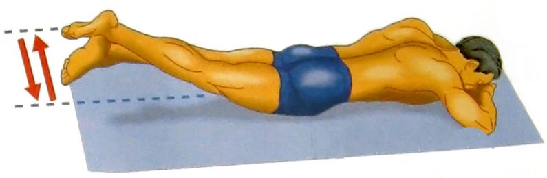 վարժություն մկրատ՝ ուժը բարձրացնելու համար