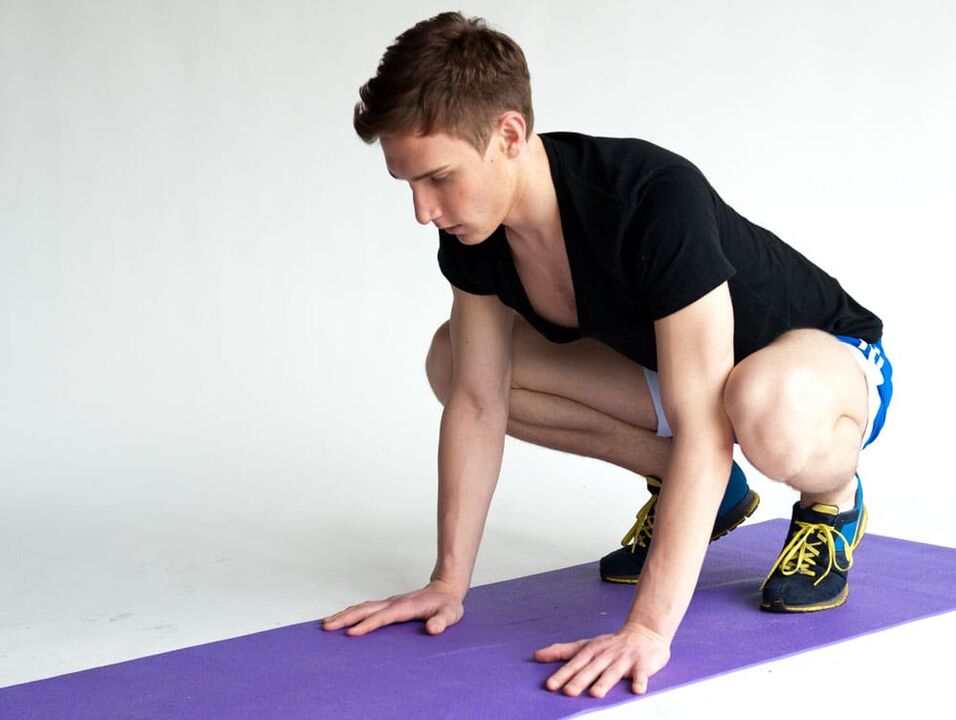 «Գորտ» վարժություն՝ տղամարդու կոնքի շրջանի մկանները մշակելու համար
